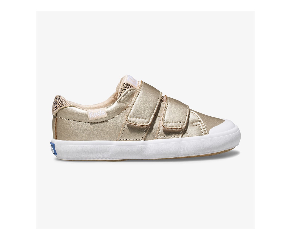 Kids Keds Slip Ons - Courtney - Rose Gold - 7916-LCUXG